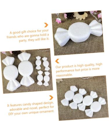 TEHAUX Foams Candy Mould 30 Pcs Halloween Candy Small White Balls DIY Candy Craft Decor Balls Xmas Candy Animal Candy Mold Candy Shape Mould Candy Mould Foam Model Christmas Child Whitex3pcs 7.6x3.7cmx3pcs - Buy Online on GoSupps.com