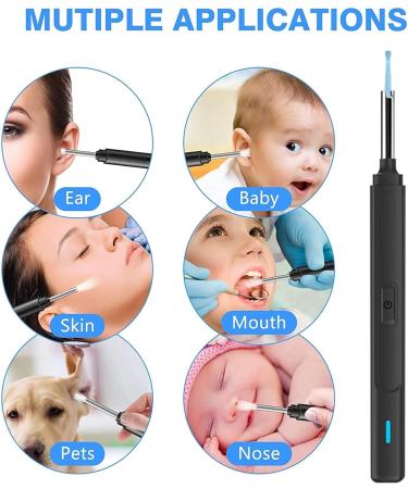 Earwax Removal Kit with 1920P FHD WiFi Camera - Ear Cleaner Otoscope for Adults & Kids - Buy Online on GoSupps.com