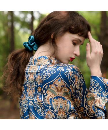 Shop Kameun 4-Piece Silk Scrunchies | Colorful Hair Ties for Women & Girls | Eco-Friendly Elastic Ponytail Holders - Buy Online on GoSupps.com