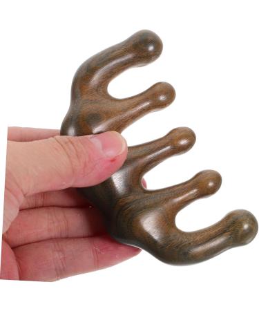 Moluckfu Sandalwood Comb Body Massager - Acupressure Massage Tool for Relaxation & Scalp Care - Buy Online on GoSupps.com