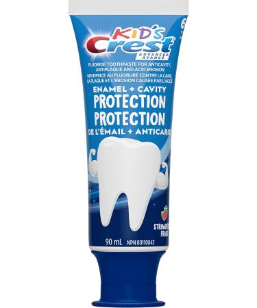 Crest Kid's Enamel + Cavity Protection Toothpaste Strawberry Flavor 90 mL - Buy Online on GoSupps.com
