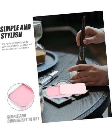 Angoily Eyebrow Facial Paint Positioning Cream Women Makeup Tool Auxiliary Tool Eyebrow Shape Miss 1 count (Pack of 1) Pink - Buy Online on GoSupps.com