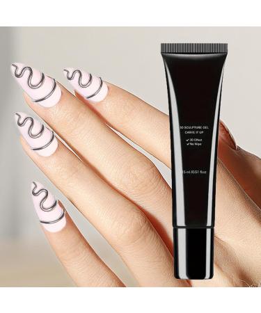 Nail Molding Gel - 3D Sculpting Gel 15ml for Manicure Decoration Builder Gel and Strengthening | DIY Kit - for Women Girls Wedding Dates - Buy Online on GoSupps.com