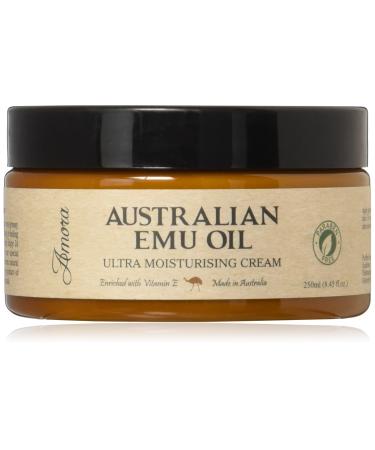 Paraben-free Australian Emu Oil Ultra Moisturizing Cream (8.45 oz | 250 ml) Pharmaceutical Grade  Super Strength  Made in Australia