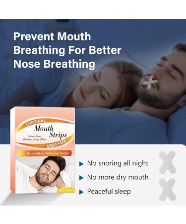 Advanced Mouth Tape for Better Sleep - 120 Gentle Strips for Improved Nose Breathing - Buy Online on GoSupps.com