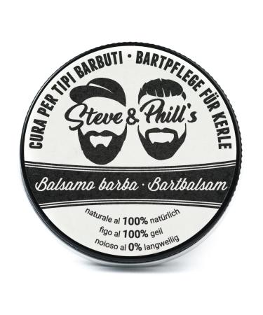 Steve & Phill's Bartbalsam 50ml - balm of beard care made of beeswax jojoba oil and mountain pine oil for smooth and soft beard - Quality Made in South Tyrol