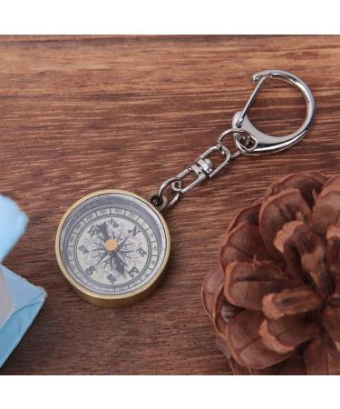 Vintage Pocket Compass Keychain - Mini Durable Compass Set (2 Pieces) for Friends & Family - Perfect Gift for Adventurers - Buy Online on GoSupps.com
