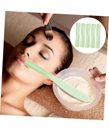 PAMINGONO 10pcs Tool Stick Cosmetic Mask Mixing Spoon Makeup Mixer Mini Blenders Green Pp re-usable 20.5x3x0.6cm Green - Buy Online on GoSupps.com