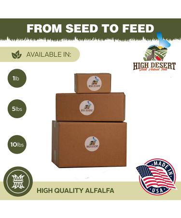 Dried Natural Alfalfa Hay for Rabbits, Guinea Pigs, Chinchillas & Ferrets - Protein and Fiber-Rich Food - 5 lb Pack - Healthy Pet Food - Buy Online on GoSupps.com