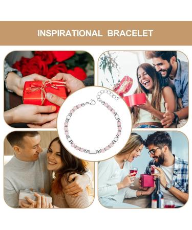 Stone Inspirational Bracelet Durable stone affirmation jewelry Elevate Spirit with Stone Inspirational Bracelet Empowering Gemstone Wristband Infused and Positive Energy Ideal for Daily Inspiratio - Buy Online on GoSupps.com