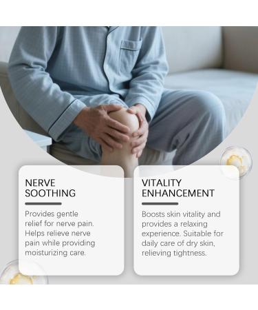 Neuropathy Magnesium Cream - Nerve Relief Lotion with Magnesium Chloride and Pure Ingredients Non-Greasy Fast-Absorbing Magnesium Body Butter 120ML - Buy Online on GoSupps.com