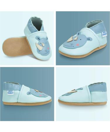 Soft Sole Leather Baby Girl Boy Shoes 2-3 Years | Toddler Walking Shoes Rhino Design - Buy Online on GoSupps.com
