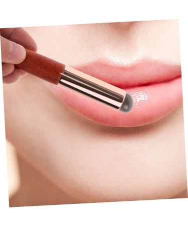 Minkissy Silicone Lip Brush - Portable Lipstick Applicator & Lip Gloss Tool for Women | Makeup Brush Wands - Buy Online on GoSupps.com