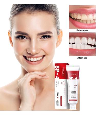 SP-4 Probiotic Whitening Toothpaste - Whitens Teeth Freshens Breath & Removes Stains | Best International Shipping - Buy Online on GoSupps.com