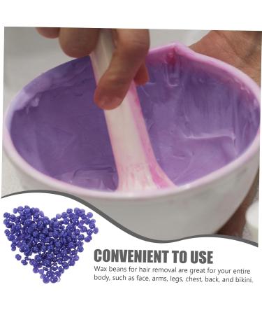 Beavorty 15 Pack Hard Wax Beans for Hair Removal | Premium Bikini Waxing & Body Waxing | Violet Beeswax - Buy Online on GoSupps.com