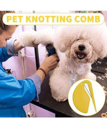 10PC PET Knotting Comb Set - Steel Blade De-matting Tool for Dogs & Cats - Gentle Undercoat & Tangle Remover - Buy Online on GoSupps.com