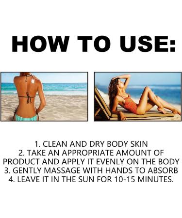 100g Tanning Accelerator Cream Tan Accelerator Long-Lasting Rapid Tanning Cream Natural Sun Cream With Tan Accelerator Dark Tanning Gel For Sunbeds & Outdoor Sun - Buy Online on GoSupps.com