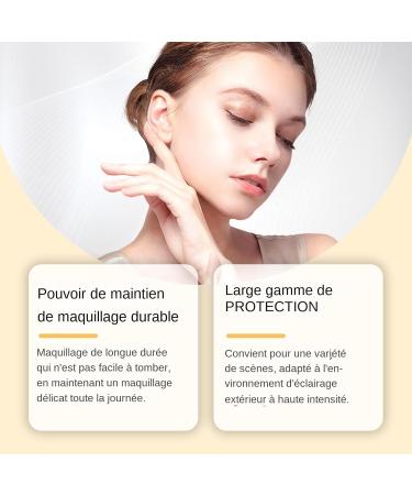  cran Solaire Min ral en Poudre Poudre Fixante Solaire - Contr le des Brillance Min rale Finition Matifiante Texture Respirante Format Voyage Transparent pour Plage et Sous Maquillage - Buy Online on GoSupps.com