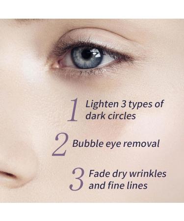 mercham Retinol Eye Cream Anti Aging Under Eye Cream with Cooling Roller for Dark Circles and Puffy Eyes Bags Reduce Fine Lines Brightening & Moisturizing Eye Repair Cream for all Skin Types- 20g - Buy Online on GoSupps.com