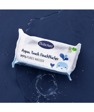 B bchen Aqua Touch Wet Wipes - 144 Sensitive Care Cloths (3 x 48) - 99% Pure Water for Newborns & Babies - Gentle & Safe International Shipping - Buy Online on GoSupps.com