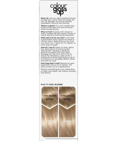 Clairol Colour Gloss Up Conditioner - Play It Cool Blonde 130ml - Buy Online on GoSupps.com