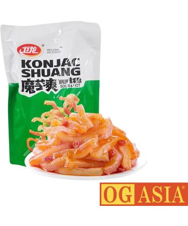 Weilong Konjac Shuang pic et aigre Snack Konjac sans gluten Snack chinois l'ar me ar me ardent OG ASIA 252 g - Buy Online on GoSupps.com