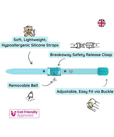 Kittyrama Cat & Kitten Neck Bands - Breakaway Hypoallergenic & Comfortable | As Seen in Vogue | Veterinarian Approved - Shop Now! - Buy Online on GoSupps.com