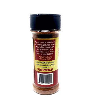 Organic Low FODMAP Certified Paleo Mexican/Taco Seasoning Mix- No Onion, No Garlic, Gluten-Free, Keto-Friendly, Non GMO, All Natural, Non Irradiated - Casa de Sante - Buy Online on GoSupps.com