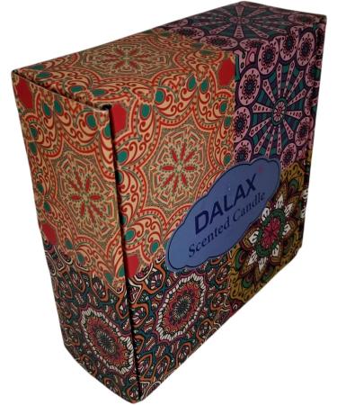 Dalax Large Size Scented Candles Gift Set - Natural Soy Wax Aromatherapy Candles for Women | Stress Relief & Portable Travel Tin | 8% Essential Oils - Buy Online on GoSupps.com