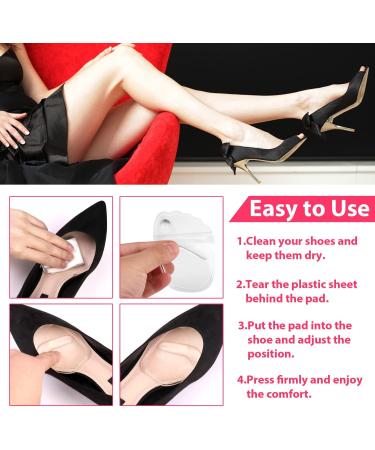 Gel Ball of Foot Cushion 3 Pairs High Heel Forefoot Pads for Pain Relief | Reusable & Transparent | Comfortable Foot Support for Women - Buy Online on GoSupps.com