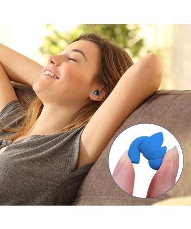 Buy Waterproof Silicone Earplugs - 5 Pairs Reusable for Swimming Sleep & Noise Reduction | Best Hearing Protection for Work & Study - Buy Online on GoSupps.com