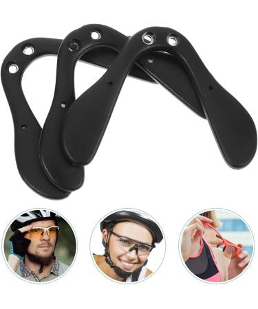 3x Nasal Pads for Bicycle Glasses - Soft Non-Slip Replacement Cushions for U-Shaped Sports Sunglasses (Black) - Buy Online on GoSupps.com