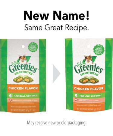Greenies Feline SMARTBITES Hairball Control - Chicken & Tuna Flavors | All Sizes - Buy Online on GoSupps.com