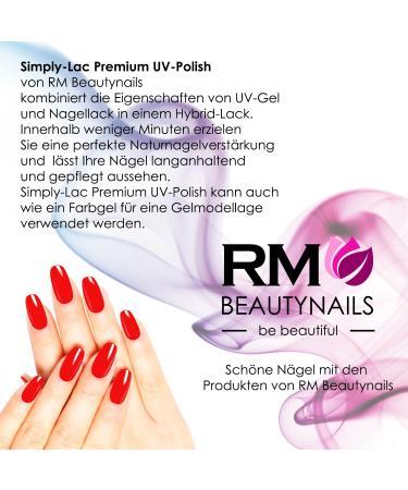 Simply-Lac UV Polish No. 14 Nude Rainbow Glitter - 10ml UV Nail Gel | RM Beautynails | International Shipping Available - Buy Online on GoSupps.com