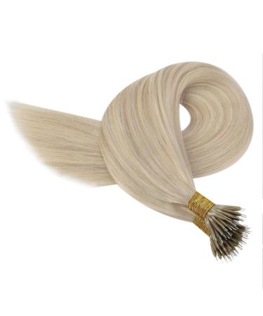 Youngsee Nano Ring Extensions | Real Hair Ash Blonde 35cm | Remy Hair 50g #18/613 | Quality Nano Hair Extensions - Buy Online on GoSupps.com