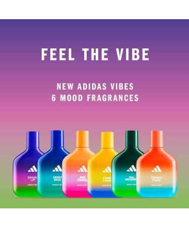 adidas Vibes Spark Up Eau de Parfum 1.6 fl oz (Pack of 1) Notes of Fruity Floral Orange and Black Pepper Unisex Fragrance Long Lasting Sporty Fragrance Travel Size Floral Fruity 1.6 Fl Oz (Pack of 1) - Buy Online on GoSupps.com