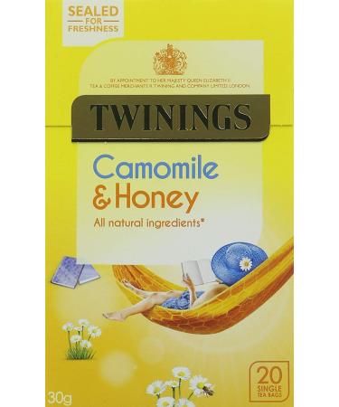 Twinings Camomille et Miel 20 sachets de Th - Un Paquet de 4 Traditionnellement la camomille a t utilis e pour vous aider vous d tendre Un Paquet de 4