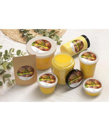 Raw African Shea Butter 12 oz - 100% Pure Natural Unrefined Gold Grade A for Dry Skin Hair & Face Moisturizing - Buy Online on GoSupps.com