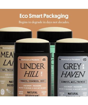 All-Day Natural Deodorant for Women & Men | Paraben & Aluminum Free | Organic Coconut Oil & Shea Butter | Meadow Land 2.6 Oz - Buy Online on GoSupps.com