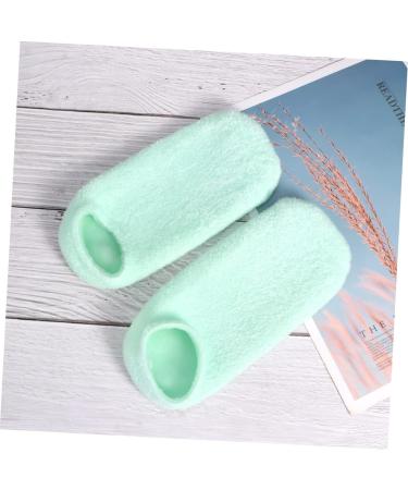 minkissy 2 Pairs Hard Feet Socks Gel Socks for Cracked Heels Cracked Heels Guard Gel Socks for Moisturising Feet Gel Moisturizing Socks Spa Feet Sleeves Dry Feet Socks Earth Anti-Crack - Buy Online on GoSupps.com