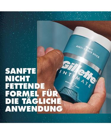 Gillette Intimate Care Razor Set for Men | Shaving Cream & Anti-Chafe Stick | Smooth & Irritation-Free Shaving - Buy Online on GoSupps.com