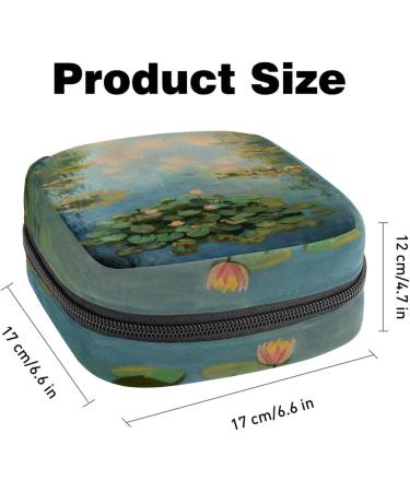 MUOOUM Storage Bag for Women's Bandages - Palm Leaves & Pineapple Patterns | Portable Menstrual Cup & Breastfeeding Holder - Perfect for Girls & Teenagers - Buy Online on GoSupps.com