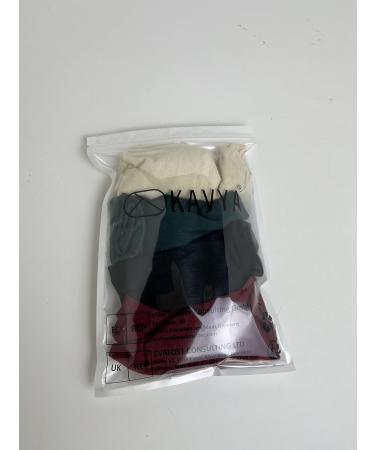 Kavya Wide Headbands for Women - Set of 6 Soft Knotted Elastic Hair Bands | Yoga & Fashion Hair Accessories for Ladies - Buy Online on GoSupps.com