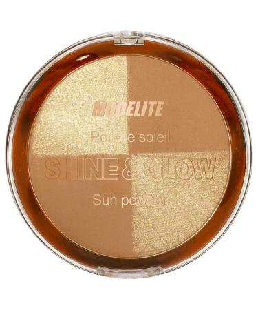 G n rique Bronzing powder "shine and glow" compact starlight color 10g