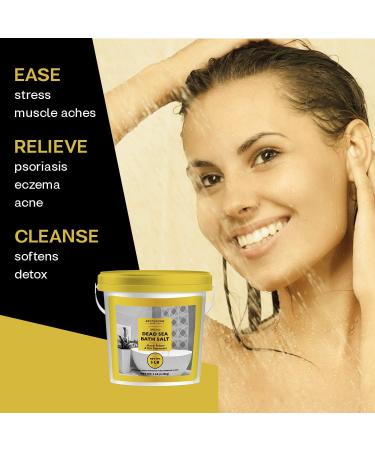 Aromasong Dead Sea Salts for Soaking - 5 Lb Bucket, Fine Grain Bath Salt - Buy Online on GoSupps.com