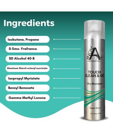 Touch Clean & Go Dry Shampoo - Quick Wash 7 oz | International Shipping Available - Buy Online on GoSupps.com