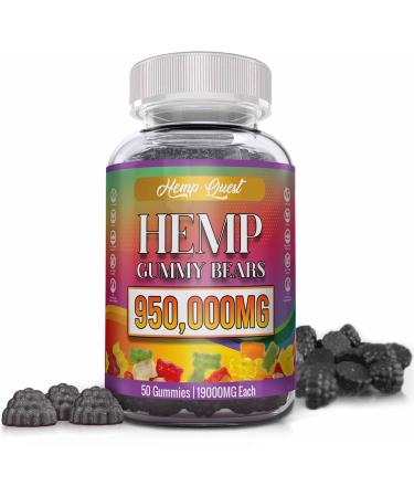 Natural Hemp Gummies High Potency Pure Organic Hemp Oil Supplement - Natural Edibles Gummies Gomitas Vegan Advanced