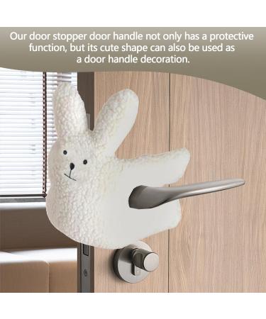 Buy Cute Rabbit Door Stopper | Child Locking Door Clamp Protection for Kids | Safe & Decorative Door Handle Protection - Buy Online on GoSupps.com