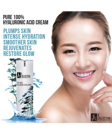 Pure Hyaluronic Acid Cream | Professional Korean Skincare | Smooth Wrinkles & Brighten Skin | 1 fl oz - Buy Online on GoSupps.com