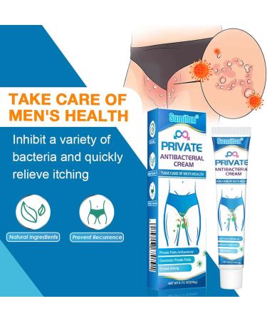 Male Genital Care Ointment Male Yin Itch Ointment Delicate Cream Like Texture Deep Repair External Itching Cream Male Yin Itch Relief Cream (Blue) - Buy Online on GoSupps.com